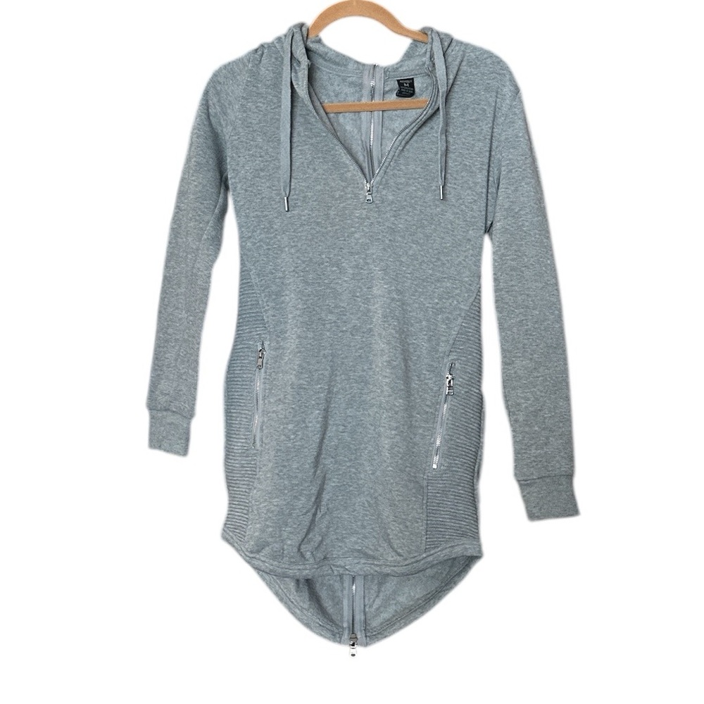 Moto Style Sweater Dress